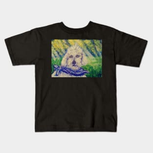 Sunlit Pup Kids T-Shirt